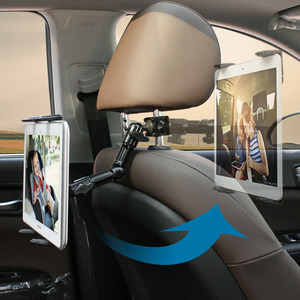 TAB-RSHM6 아콘ARKON 슬림그립 차량용 헤드레스트 태블릿 거치대 - 센터/솔로형, 모든 태블릿 기종
