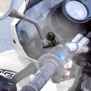 ARKON 아콘 로버스트 모터싸이클 SP25MM11 오토바이 사이드 미러용 25MM 볼 헤드 마운트 베이스 어댑터, 11mm 볼트 헤드 어댑터